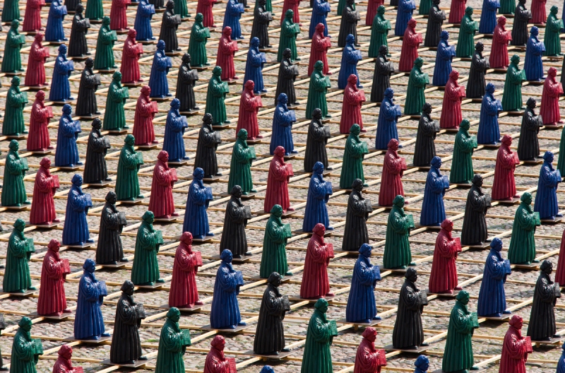 Überblick Martin Luther Installation in Wittenberg 2010