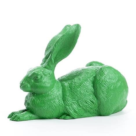 lebensgroße Plastik Sculpture Ottmar Hörl Albrecht Dürer Feld Hase Young Hare 