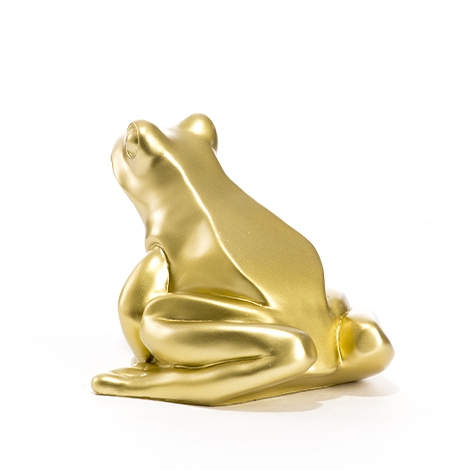 Froschkönig Big Frog King Sculpture lebensgroße Kunstskulptur von Ottmar Hörl 